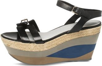 Sergio Rossi Sandali in pelle con tacco 105mm - Nero