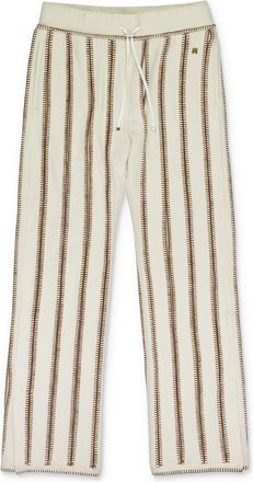 Amiri Cream Stitch Track Flare