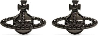 Vivienne Westwood Farah stud earrings - women - Brass - OS - Silver