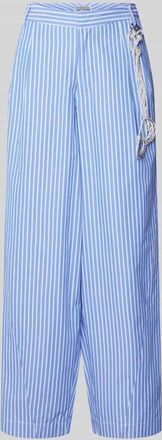 Essentiel Loose Fit Karottenhose mit Strassg&uuml;rtel Modell HOEK in Hellblau, Gr&ouml;&szlig;e 36