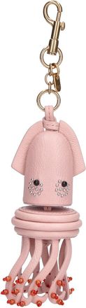 Anya Hindmarch Pink Squid Goat Leather Key Charm