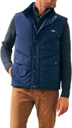 Faherty x CB Sports Soleil Vest in Nordic Navy /Multi Color at Nordstrom Rack, Size X-Large