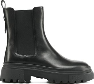 J/Slides Brame Leather Chelsea Boot in Black at Nordstrom, Size 9