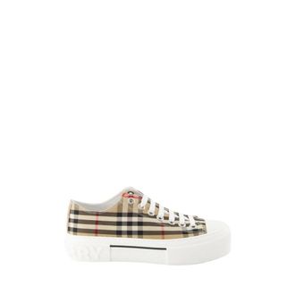 Burberry Checkered Lace-Up Trainers - female - Burberry - Sneakers - Multicolor - 6 1/2 UK - Shoes