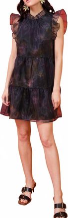 Marie Oliver Taren Dress In Moon Dye