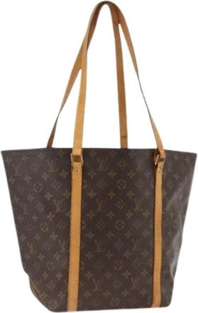 Louis Vuitton Pre-owned Tote Bags, female, Brown, Size: ONE SIZE Pre-owned Sac Shopping Tote