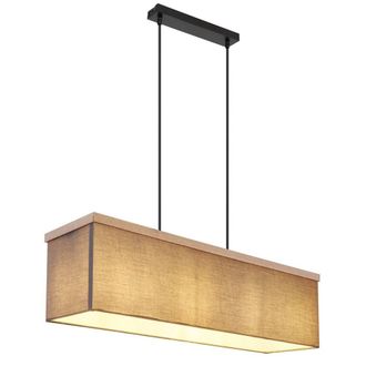 Netlighting Ossi Bar Pendant Ceiling Light Matt Black 4x E27