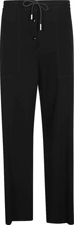 The Row Bonnette Pant - Dames - Sweatpants - Zwart - M - Wol - Broeken