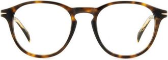 David Beckham Db 1126 Tortoiseshell Round Frame Eyeglasses