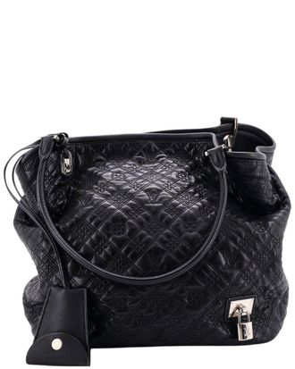 Louis Vuitton Black Leather Antheia Lilia Gm (Authentic Pre-Loved)