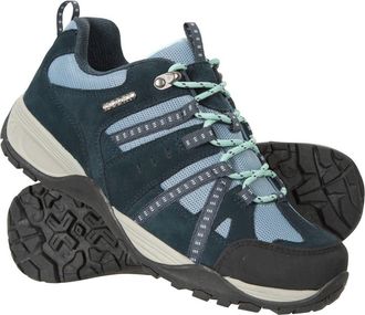 Mountain Warehouse Direction II Suede Wide Walking Shoes in Navy at Nordstrom, Size 10