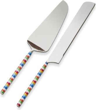 Tag Celebration Dessert Server S/2 Multi Stainless Steel Everyday in Silver at Nordstrom