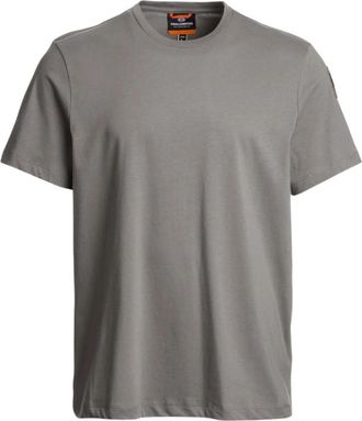Parajumpers Grey Crewneck Cotton T-Shirt