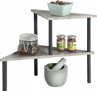 KESPER Estanter&iacute;a De Cocina Gris 53 X 38 X 38 Cm Moderna