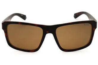 Polaroid PLD2158S Polarized Rectangular Sunglasses - Brown