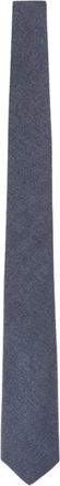 Canali Textured Silk Blend Tie - Heren - Stropdassen - Blauw - ONE Size - Accessoires