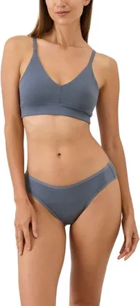 Pact Everyday Classic T-Shirt Bra Made With Organic Cotton in Light Steel Blue at Nordstrom, Size Xx-Large