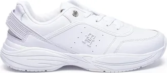 Tommy Hilfiger White Perforated Tech Runner Sneakers