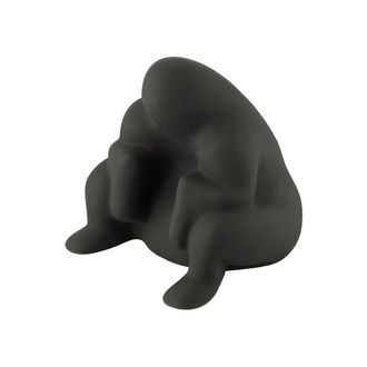 Alessi D&eacute;d&eacute; T&uuml;rstopper, schwarz