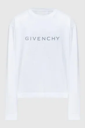 Givenchy Boxy Long Sleeve White, Size 4XL