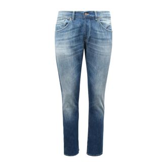 Dondup Slim Fit Jeans, male, Blue, W30, Skinny Fit Trousers Made in Italy