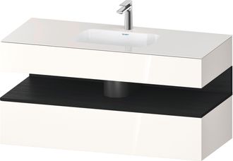 Duravit Duravit - Qatego Lavabo Encastr&eacute; Avec Meuble Sous-lavabo En