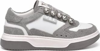 Emanuelle Vee Schoenen, Dames, Grijs, 37 EU, Su&egrave;de, Sneaker van Su&egrave;de