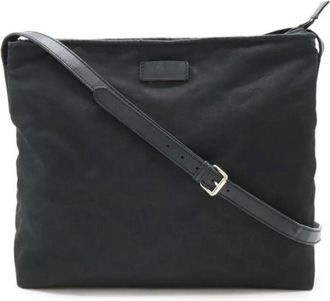 Gucci Pre-owned Cross Body Bags, female, Black, Size: ONE SIZE Pre-owned Leather gucci-bags