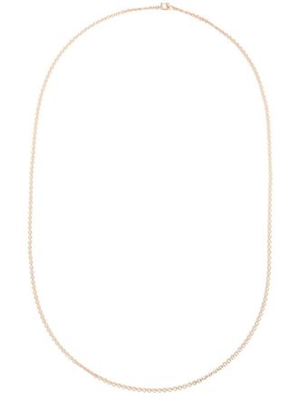 Irene Neuwirth 18kt rose gold oval chain necklace - women - 18kt Rose Gold/Gold - One Size - Pink