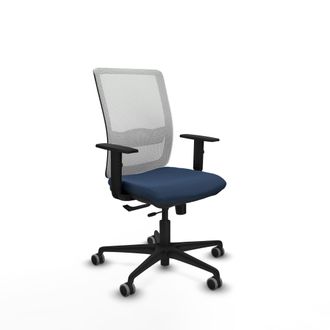 Piqueras y Crespo Silla De Oficina Piqueras Y Crespo Haches Azul Marino Cuero Sint&eacute;tico