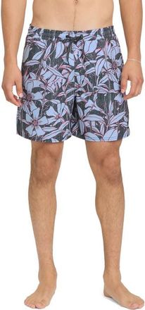 Quiksilver Mix Volley 17 Swim Trunks in Anthracite at Nordstrom, Size Xx-Large