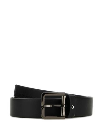 Montblanc leather belt - Black