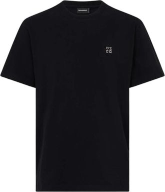 Dsquared2 T-shirt met logo - Heren - T-shirts - Zwart - XL - Tops