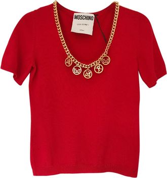 Moschino Moschino Gold Chain Jumper Size XS