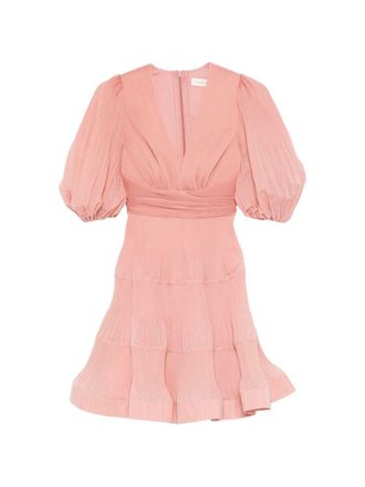 Zimmermann geplooide mini-jurk