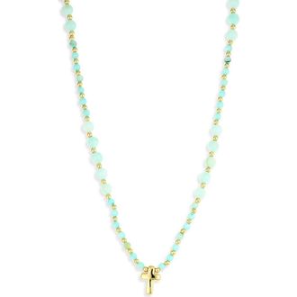 Argento Vivo Cross Necklace in Gold at Nordstrom Rack