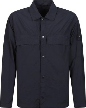 Stone Island Overhemden, Heren, Blauw, L, Stone Island Shirts