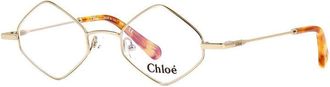 Chlo&eacute; CE2158717 Round Metal Frame Eyeglasses - Gold