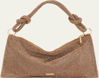 Cult Gaia Hera Nano Knotted Embellished Shoulder Bag