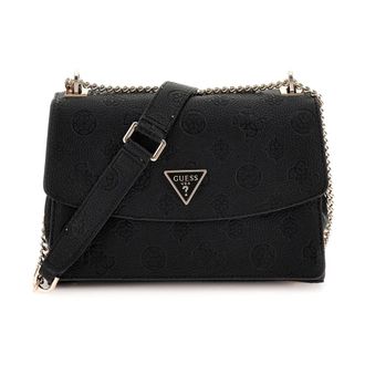 Guess Shoulder Bags, female, Black, Size: ONE SIZE Shoulder Bag Cresidia Logo