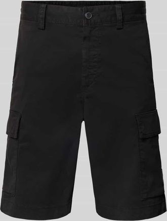 Boss Orange by Hugo Boss BOSS Orange Relaxed Fit Cargoshorts aus Baumwoll-Mix Modell SISLA in Black, Gr&ouml;&szlig;e 30