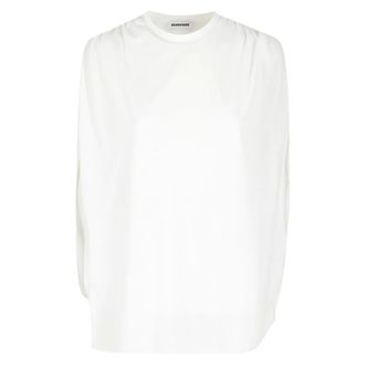 Darkpark Blouses, female, White, Size: S Tracy Sleeveless Blouse