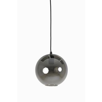 Light & Living L&aacute;mpara Colgante - Subar - Negro - Vidrio - - Light&living
