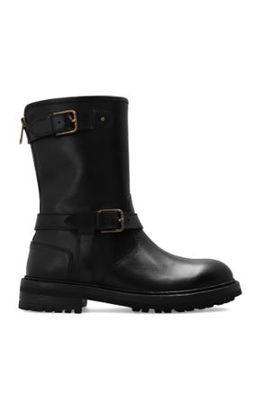 Dolce & Gabbana Leren bikerlaarzen