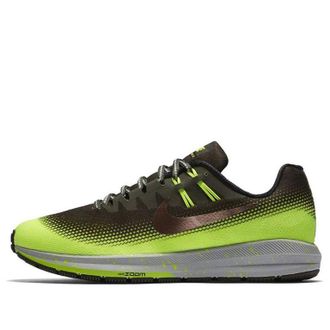 Nike Air Zoom Structure 20 Shield Cargo Khaki Volt 849581-300