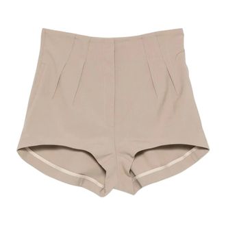 MUGLER Dames, Korte broeken, Beige, Maat: S Katoen