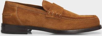Gianvito Rossi Men & apos;s Preppy Suede Penny Loafers