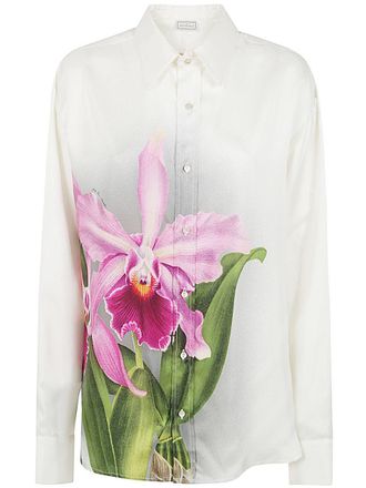 Pierre-Louis Mascia Printed Silk Twill Shirt Clothing