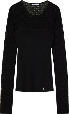 Patrizia Pepe Maglia in misto fibre a finezza 16 - - Tops - Donna - Nero - XS