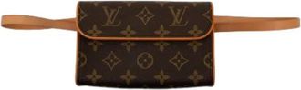 Louis Vuitton Pre-owned Pochette Florentine - Dames - Vintage Heuptassen - Bruin - ONE Size - Vintage